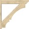Ekena Millwork Balboa Slat Rough Sawn Outlooker, Douglas Fir, 8"W x 48"D x 48"H OUT08X48X48BOA06RDF - alternate 4